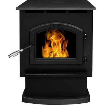 Pleasant Hearth Pellet Stove Heater Large 50,000 BTU With 80 Pound ...