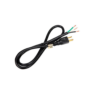 Carol 02524.73.01 3' Sjt Power Supply Replacement Cord, 16awg 13a/125v - Black