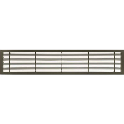 AG10 Series 8" x 8" Solid Alum Fixed Bar Supply/Return Air Vent Grille, Antique Bronze
