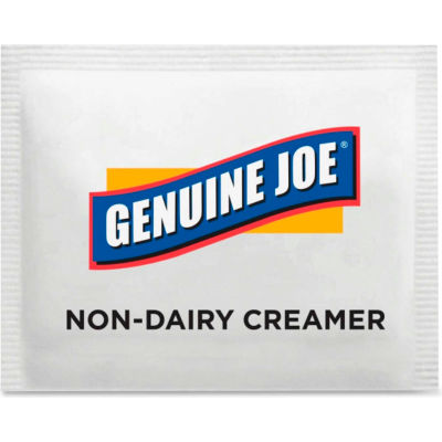 Genuine Joe Non-Dairy Powdered Creamer Singles, Cream 0.07 oz., 800/Carton