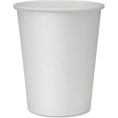 Genuine Joe GJO19045PK - Cups, Polyurethane Lined, Disposable 8 Oz., 50/Pack, White