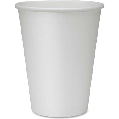 Genuine Joe® Polyurethane-Lined Disposable Cups, 12 Oz., White, 50/Pack
