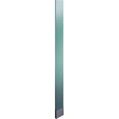 ASI Global Partitions Plastic Laminate Pilaster w/ Shoe - 5"W x 82"H Neutral Glace