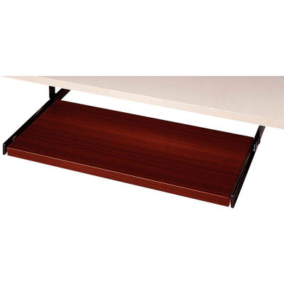 Global™ Pullout Keyboard Tray, Quartered Mahogany - Genoa Series