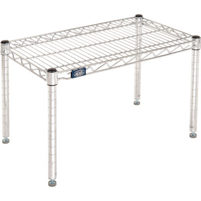 Nexel® Chrome Wire Dunnage Rack - 24"W x 14"D x 14"H