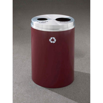 Glaro Recyclepro 2 Stream Satin Black/Satin Brass, (2) 16-1/2 Gallon Bottles/Cans/Waste - BW-2032