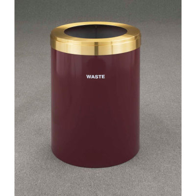 Glaro Value Recyclepro Single Stream Satin Black, 41 Gallon Waste - W-2042
