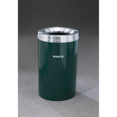 Glaro Recyclepro Single Stream Silver Metallic, 33 Gallon Waste - W-2032