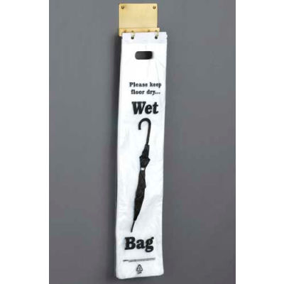 Satin Wall Mounting Brass Wet Umbrella Bag Holder