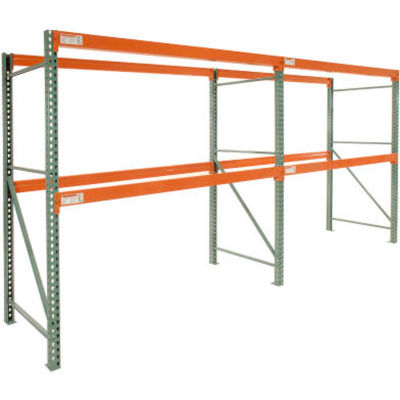Global Industrial™ Tear Drop Pallet Rack Add-On 48"W X 42"D X 144"H