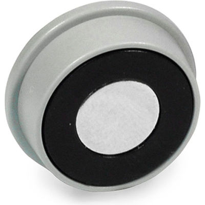 J.W. Winco 53.1-ND-25-GR Retaining Magnet Assembly Disc-Shaped w/o Thread - .98" Diameter, Plastic