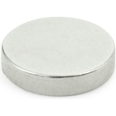 J.W. Winco 55.2-ND-6-3 Solid Disk-Shaped Raw Magnet - .24" Diameter, Steel