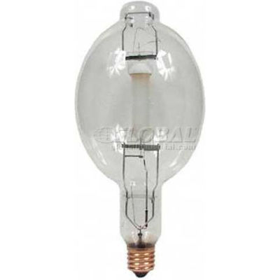 GE 41826 MVR1000/U Metal Halide Bulb BT-56 Mogul E39, 1000W, 86000 Lumens, 65 CRI, Clear