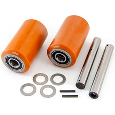 2-Pack Load Wheel Kit – Compatible With Crown PTH Manual Pallet Jack, Replacement Roller Set