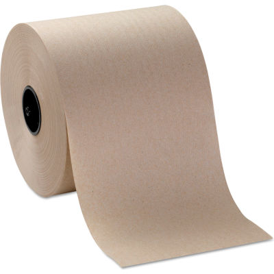 Sofpull Hardwound Roll Paper Towel, Nonperforated, 7-4/5" X 1000', Brown, 6/Case - GEP26920