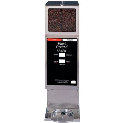 Dual Hopper Coffee Grinder-Three Portions For Each Coffee Type