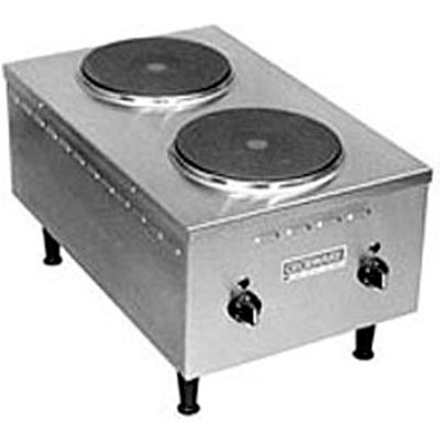Wells® H-70 Electric Countertop, Two Burner Short Order Hotplate
