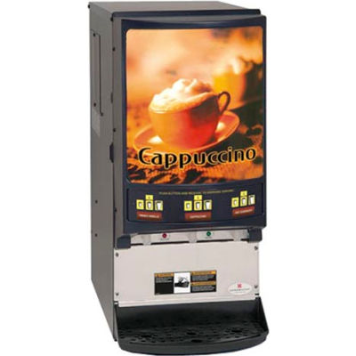Hot Powdered Beverage Dispenser, Three Flavor, 3 Portions/Head