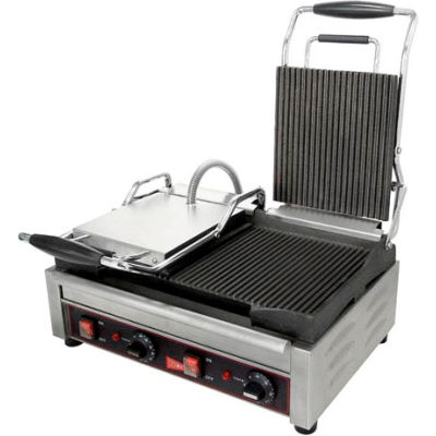 Panini / Sandwich Grill, Double Grooved Surface, 240V