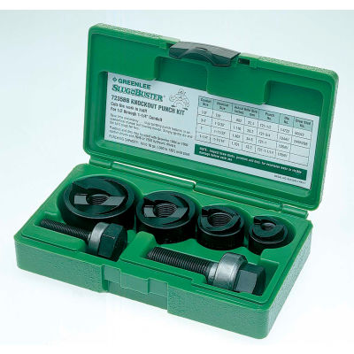 Greenlee® 7235BB Slugbuster® Punch & Die Set,1/2 To 1-1/4