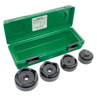 Greenlee 7304 Standard Round Knockout Punch Kit, 2-1/2"x4"