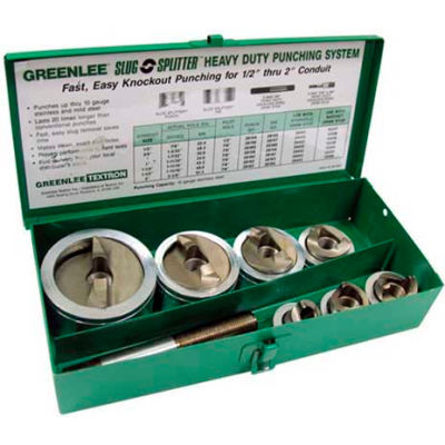 Greenlee 7307 Slug-Splitter Sc Knockout Punch Kit