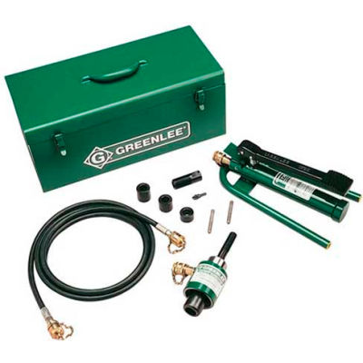 Greenlee 7625 Slug-Buster Ram And Foot Pump Hydraulic Driver Kit