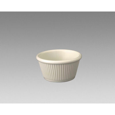 Gessner 0382A-BN - Fluted Ramekin, 2.5 Oz., Bone, 1-1/2"H x 2-3/4" Diameter, 72/Pack