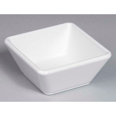 Gessner 0624-WH - Square Flare Ramekin, 3 Oz., White, 1-1/2"H x 3-1/8" Diameter, 36/Pack