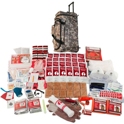 Guardian Survival Gear SKT2 2 Person Elite Survival Kit, Wheel Bag, Camo