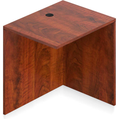 Offices To Go™ Return Desk - 30"W x 24"D x 29-1/2"H - Dark Cherry