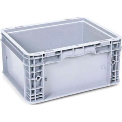 Georg UTZ Small Load Container (SLC) 50-1512-75-0 - 15"L x 12"W x 7-1/2"H, Silver Grey