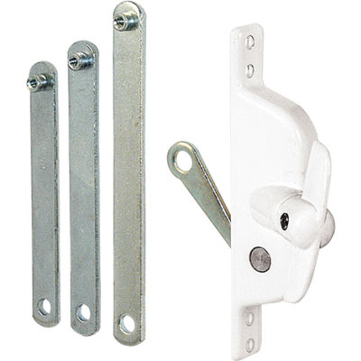 Prime-Line H 3819 JALOUSIE Operator, REVERSABLE, W/LINKS, White FINISH