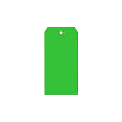 #5 Light Green Shipping Tag Pack 4-3/4" x 2-3/8" - 1000 Pack