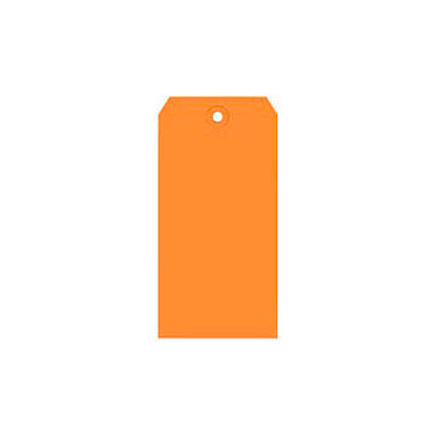 #8 Orange Shipping Tag Pack 6-1/4" x 3-1/8" - 1000 Pack