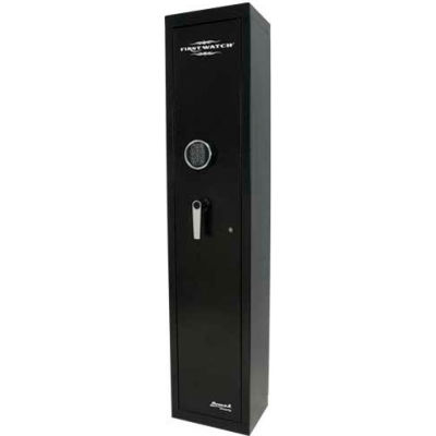 Homak RTA 5-Gun Security Gun Safe HS40135505 Elec. Lock 11-7/8"W x 8-5/8"D x 55-1/4"H Black