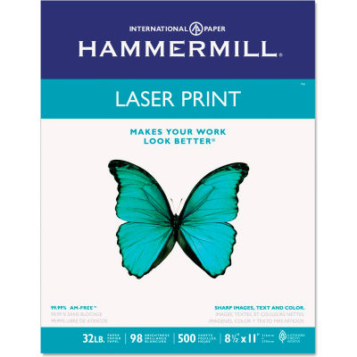 Laser Copy Paper - Hammermill 104646 - 8-1/2" x 11" - 32 lbs. - 500 Sheets