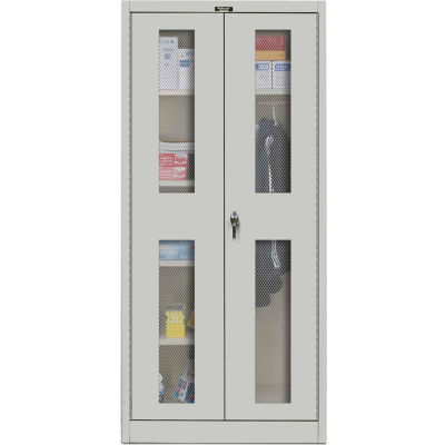 Hallowell MedSafe Antimicrobial 865C24EV Ventilated Door Combination Cabinet 48x24x78 Unassembled