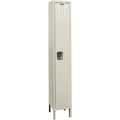 Hallowell U1518-1A Premium Locker Single Tier 15x21x72 - 1 Door Assembled - Tan