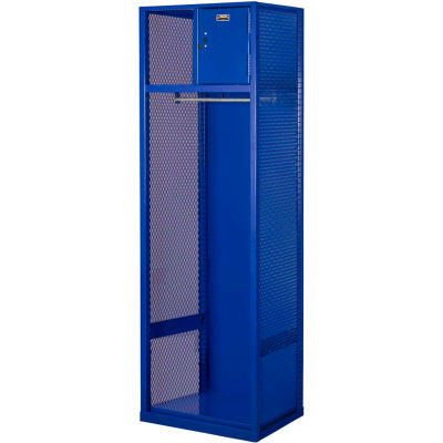 Hallowell Gear Locker WSBN442-1C-GS 24"x24"x72" with Top Shelf, Security Box, Grand Slam, All-Welded