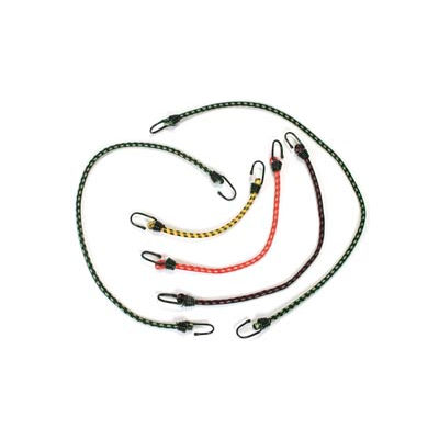 18" 9mm Hook Bungie Cord - Package of 10