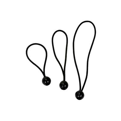 8" Premium Black Ball Bungie - Package of 50 - Pkg Qty 2
