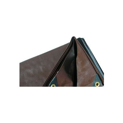30' x 50' Super Heavy Duty 8 oz. Tarp Brown - BR30x50