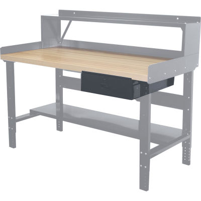 Hallowell Steel Drawer, 18"W x 24"D, Black