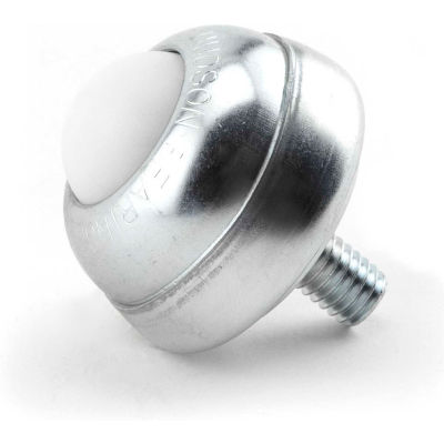 Hudson NSBT-1CS 3/8-16 1" Nylon Ball 3/8" Stud in Carbon Steel Housing Hardened & Plated
