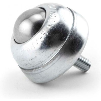 Hudson SBT-1CS/SS 5/16-18 1" Stainless Steel Ball 5/16" Stud in Steel Housing Hardened & Plated