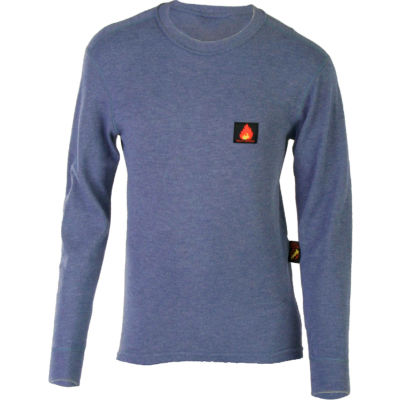 Helly Hansen Fargo FR Crewneck, Blue, XL, 75090-560
