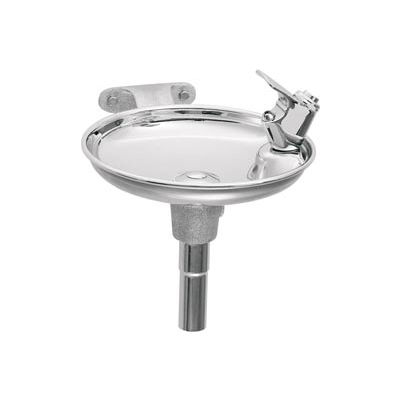 Haws® Wall Mount Drinking Fountain w/ Stainless Steel Bowl, Round