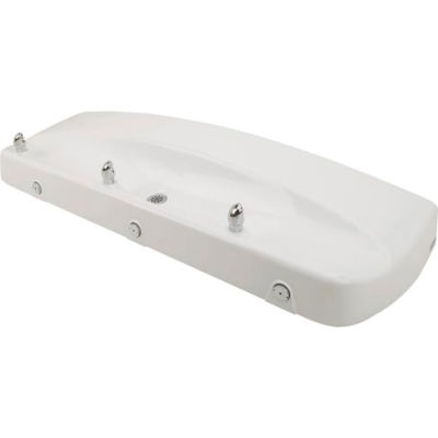 Haws Barrier-Free Wall Mounted Cast Aluminum Three Bubbler Drinking Fountain