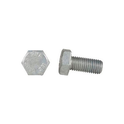 1-8 x 4-3/4" Structural Bolt - ASTM F3125 - A325 - Steel - Hot Dip Galvanized - USA - Pkg of 30